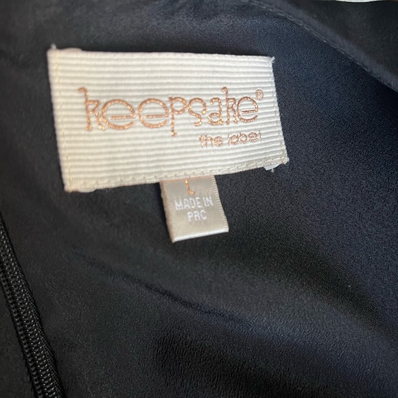 Keepsake black gown - sz L - Picture 5 of 5